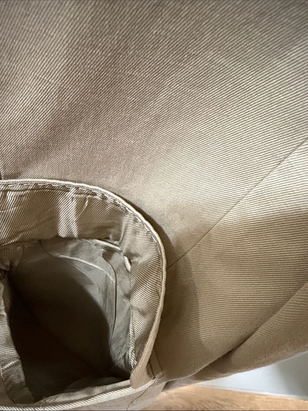 Men's Tan Cotton Blazer - Classic Two-Button Tailored Jacket31”long 22”wide